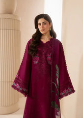 Elaf Premium - E-Craft Chikankari Lawn - EHC-4A GARNET