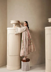 Elaf Premium - E-Craft Chikankari Lawn - EHC-6B CLAY