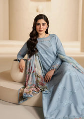 Elaf Premium - E-Craft Chikankari Lawn - EHC-5B PACIFIC