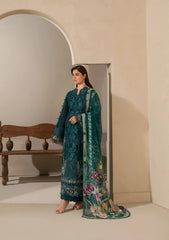 Elaf Premium - E-Craft Chikankari Lawn - EHC-2A MOSS