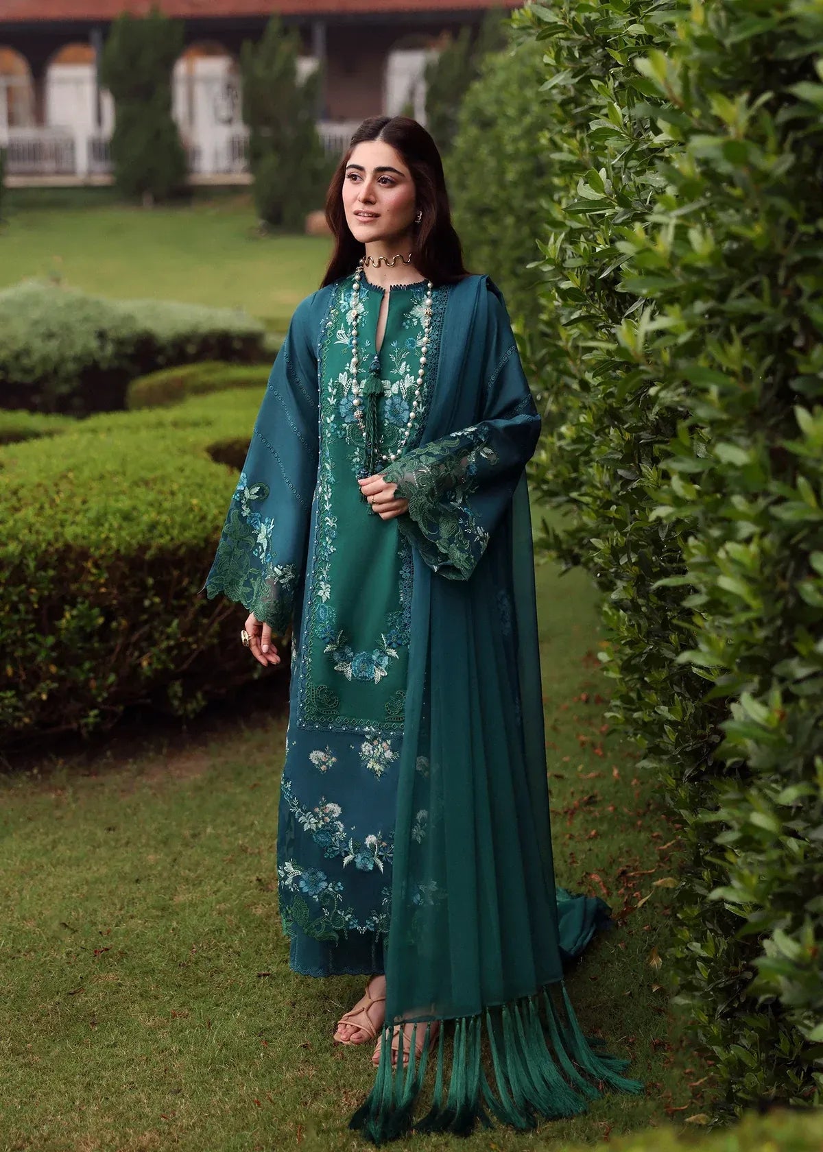 Lawn - Embroidered Lawn Eid '26 - Hillside Teal