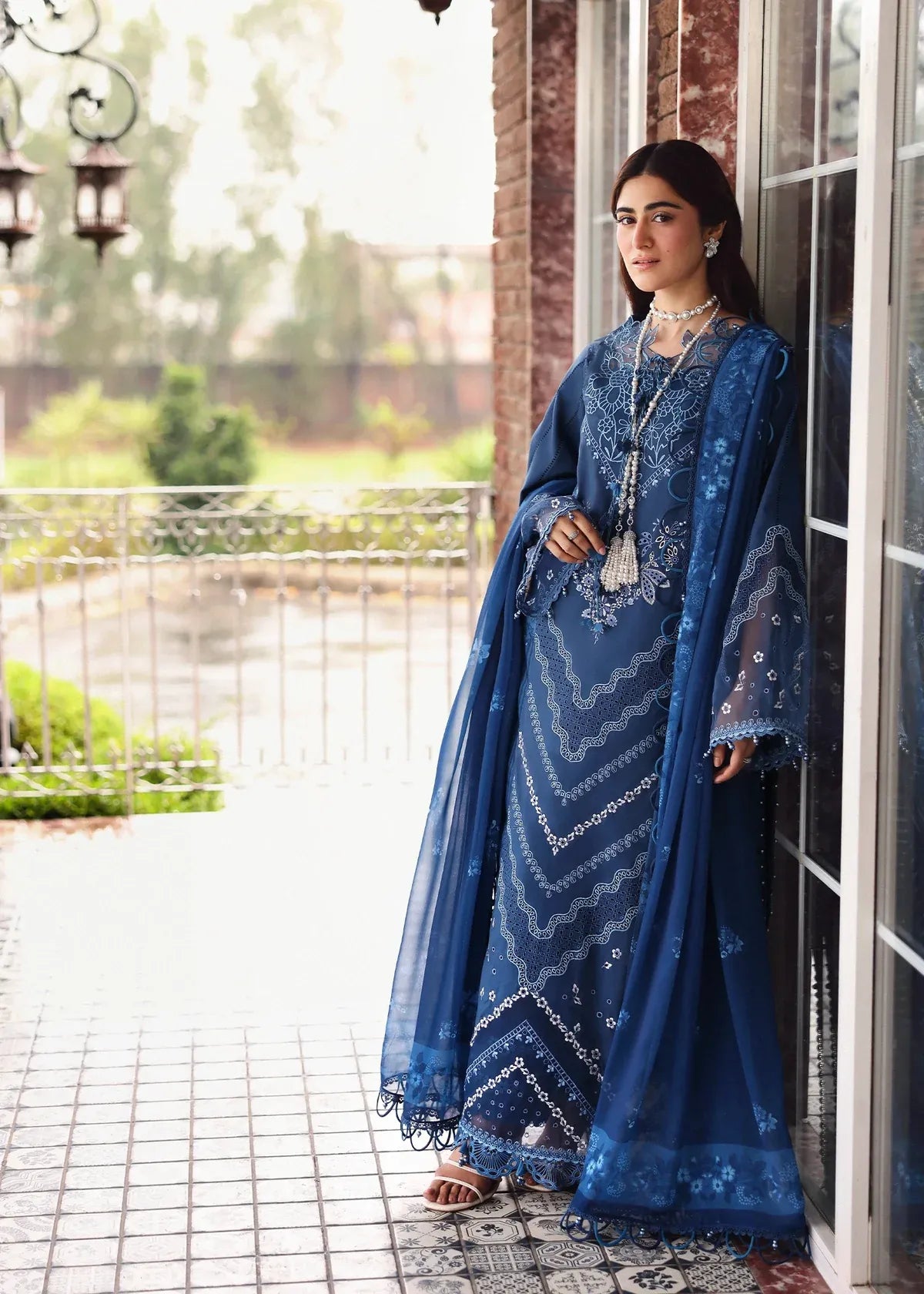 Lawn - Embroidered Lawn Eid '26 - Terrace Blue