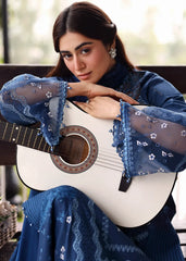 Lawn - Embroidered Lawn Eid '26 - Terrace Blue