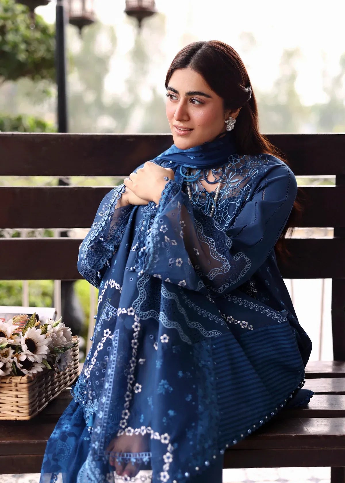 Lawn - Embroidered Lawn Eid '26 - Terrace Blue