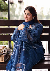 Lawn - Embroidered Lawn Eid '26 - Terrace Blue