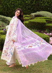 Lawn - Embroidered Lawn Eid '26 - Lavender Clouds