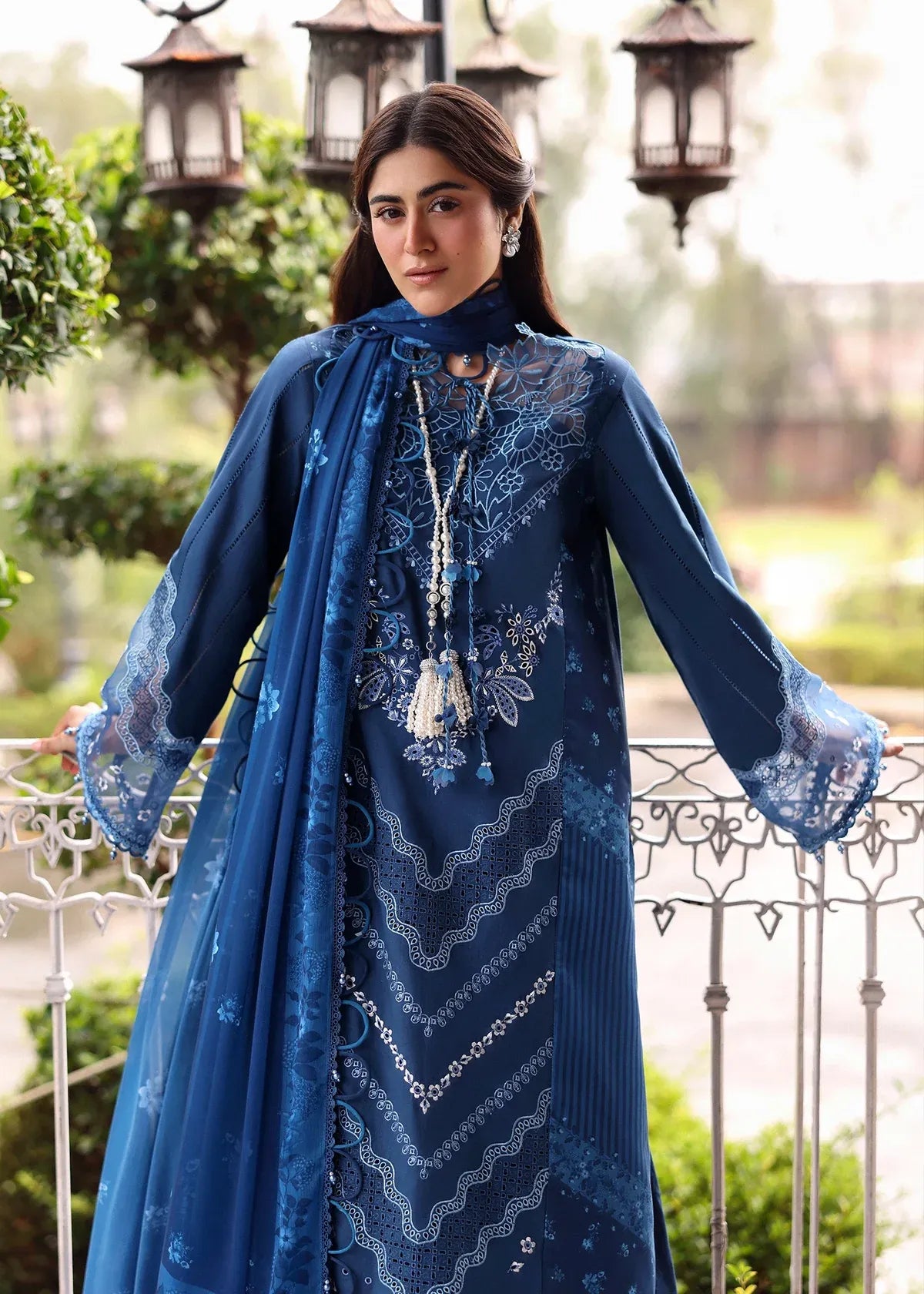 Lawn - Embroidered Lawn Eid '26 - Terrace Blue