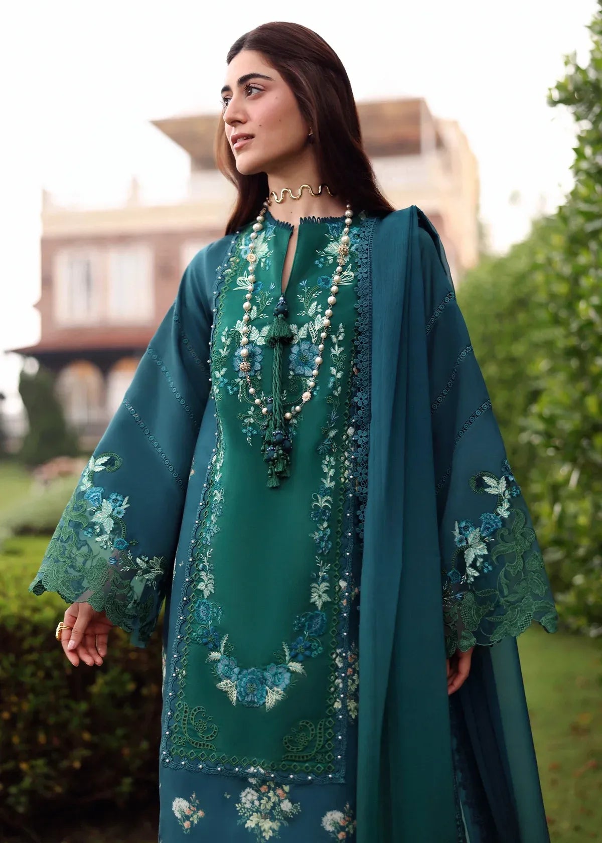 Lawn - Embroidered Lawn Eid '26 - Hillside Teal