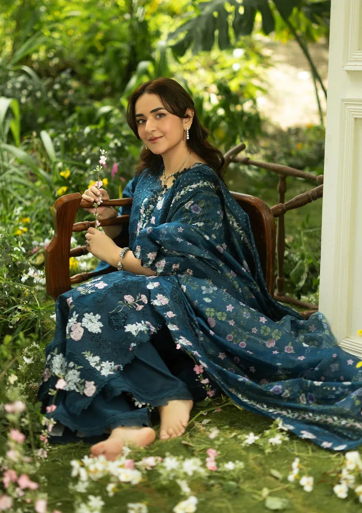 LAWN - LUXURY LAWN VOL ll '26 - ELQ-3B EMERALD FERN