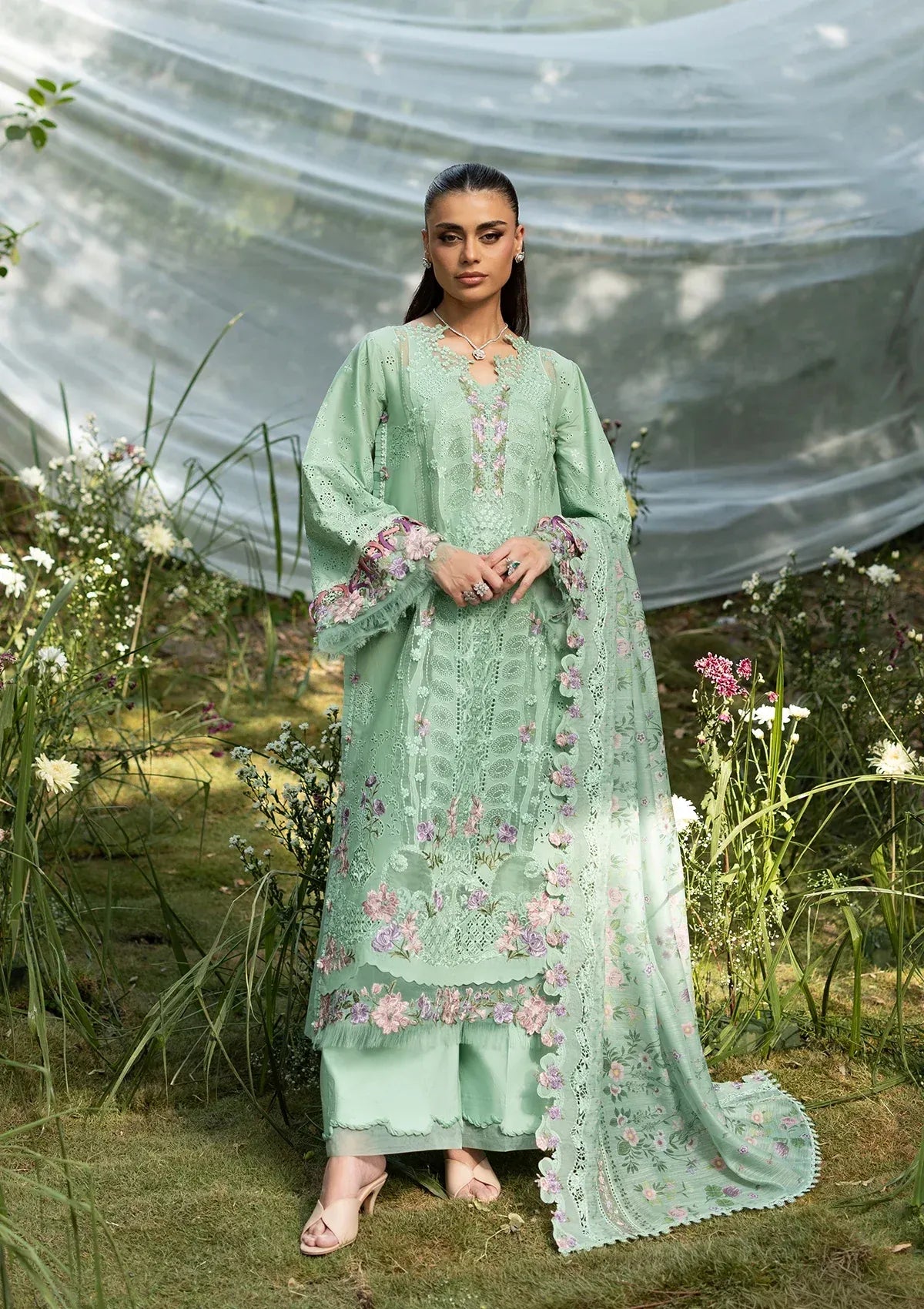 LAWN - LUXURY LAWN VOL ll '26 - ELQ-3A DAISY CHAIN