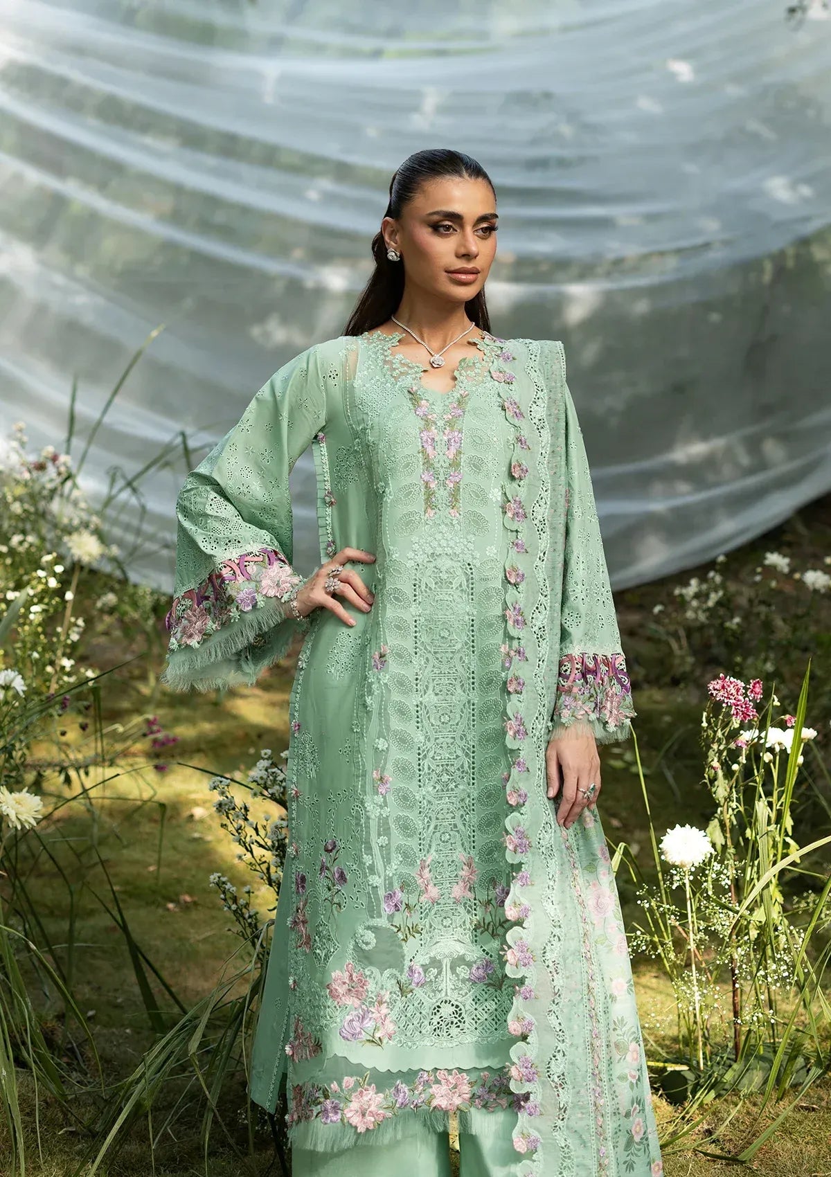 LAWN - LUXURY LAWN VOL ll '26 - ELQ-3A DAISY CHAIN