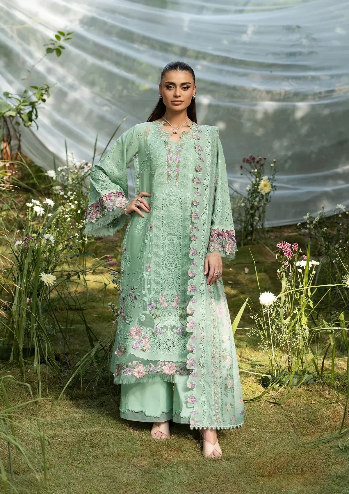 LAWN - LUXURY LAWN VOL ll '26 - ELQ-3A DAISY CHAIN