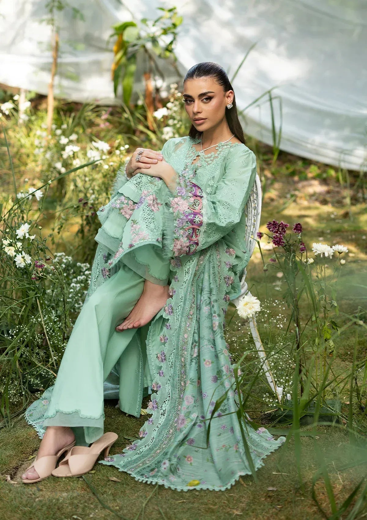 LAWN - LUXURY LAWN VOL ll '26 - ELQ-3A DAISY CHAIN