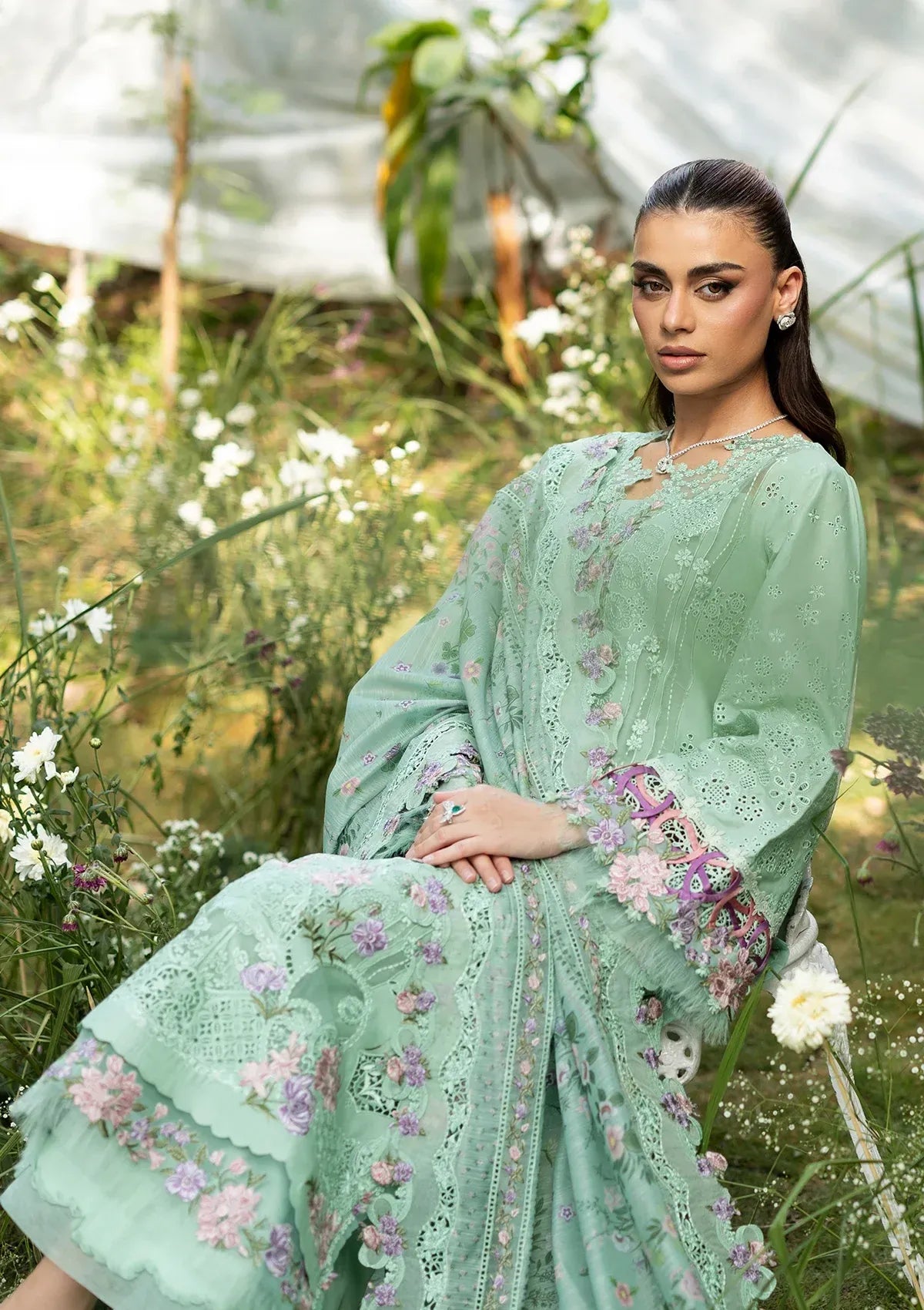 LAWN - LUXURY LAWN VOL ll '26 - ELQ-3A DAISY CHAIN