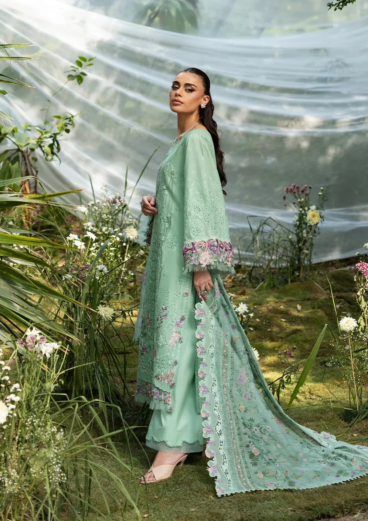 LAWN - LUXURY LAWN VOL ll '26 - ELQ-3A DAISY CHAIN