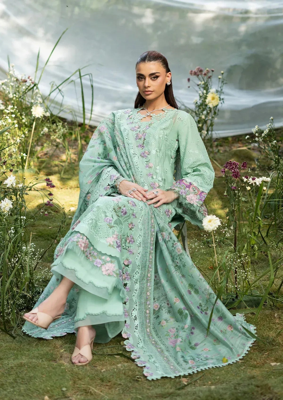 LAWN - LUXURY LAWN VOL ll '26 - ELQ-3A DAISY CHAIN