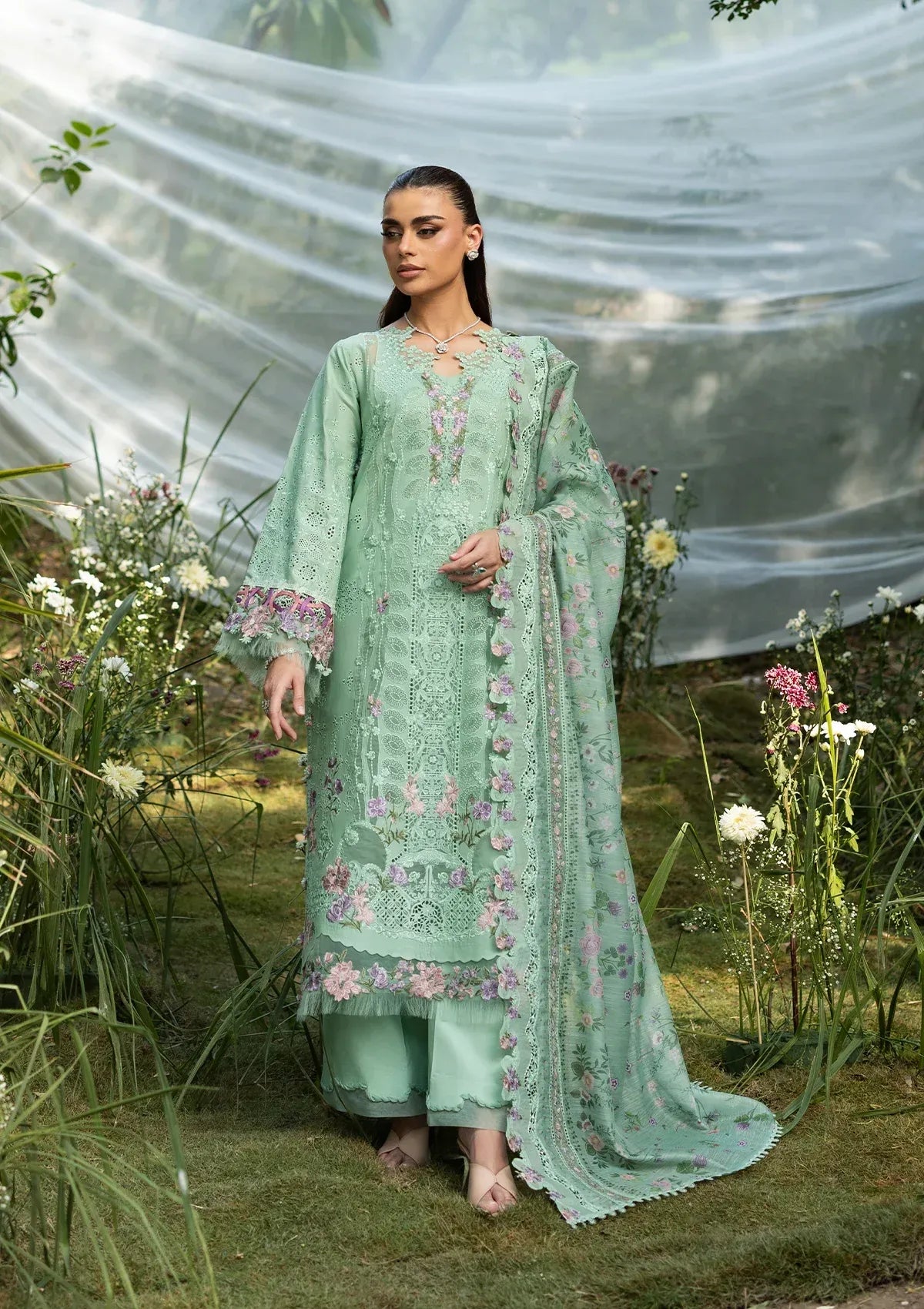 LAWN - LUXURY LAWN VOL ll '26 - ELQ-3A DAISY CHAIN