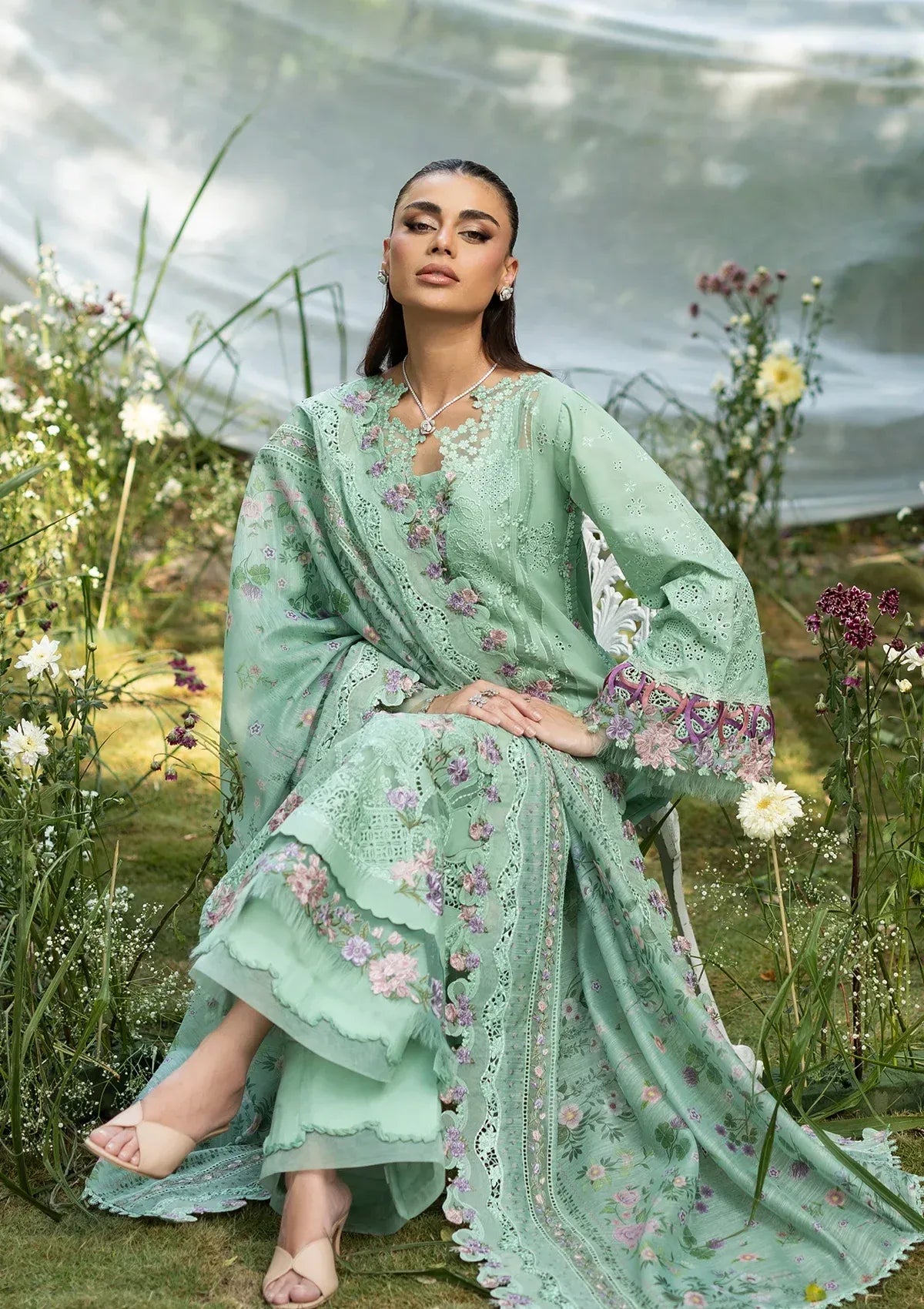 LAWN - LUXURY LAWN VOL ll '26 - ELQ-3A DAISY CHAIN