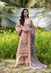 LAWN - LUXURY LAWN VOL ll '26 - ELQ-6A BLUSHING ROSE