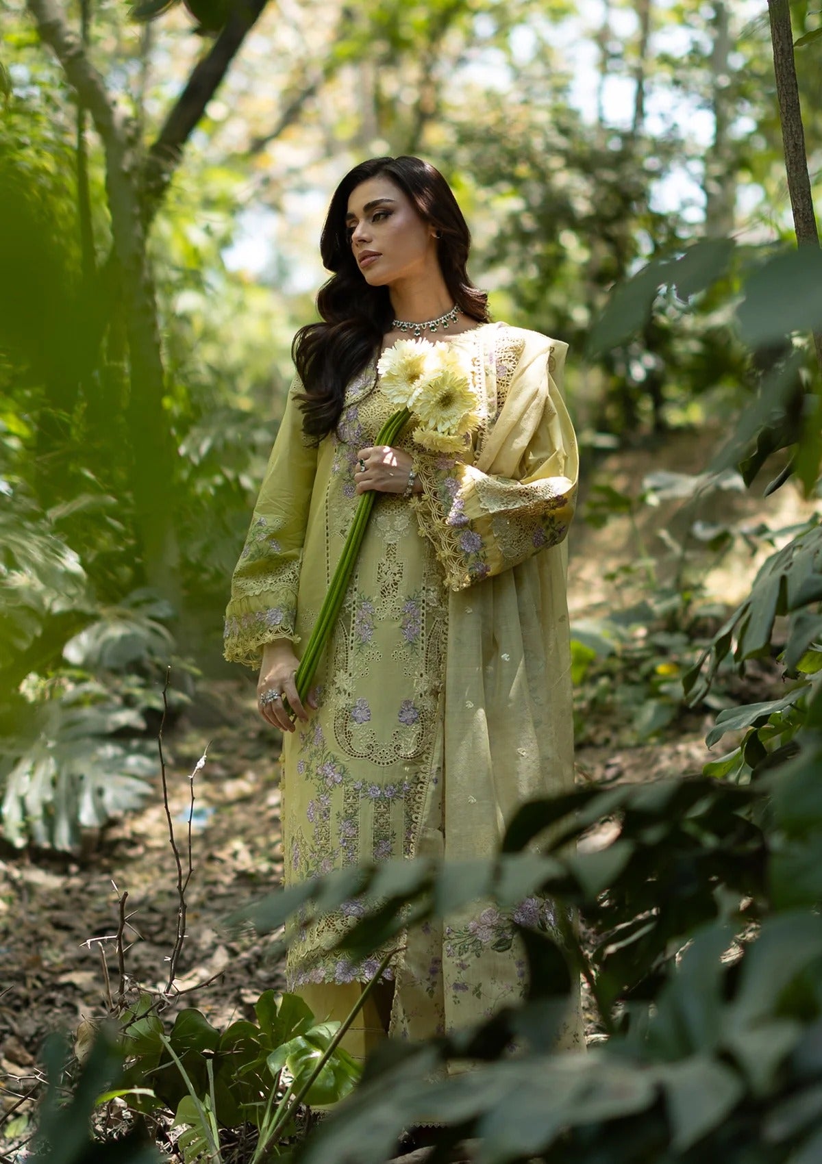 LAWN - LUXURY LAWN VOL ll '26 - ELQ-7A BUTTER YELLOW