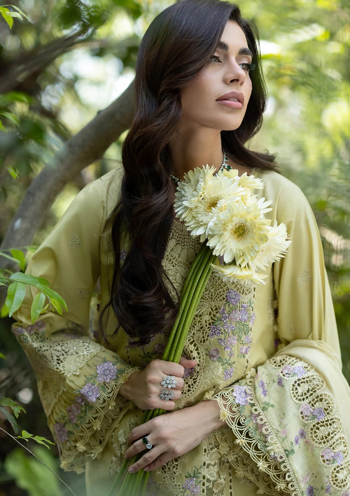 LAWN - LUXURY LAWN VOL ll '26 - ELQ-7A BUTTER YELLOW