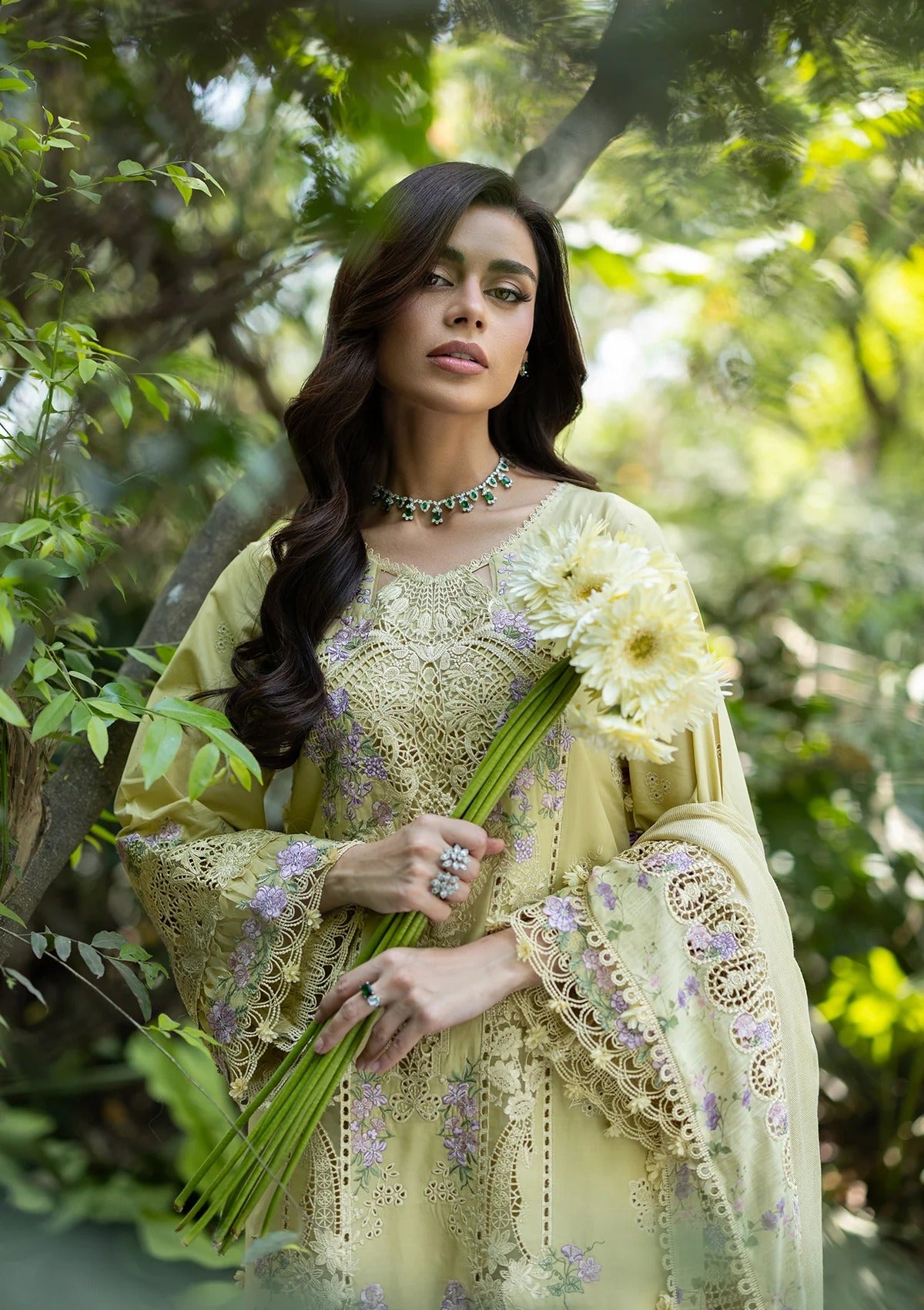 LAWN - LUXURY LAWN VOL ll '26 - ELQ-7A BUTTER YELLOW