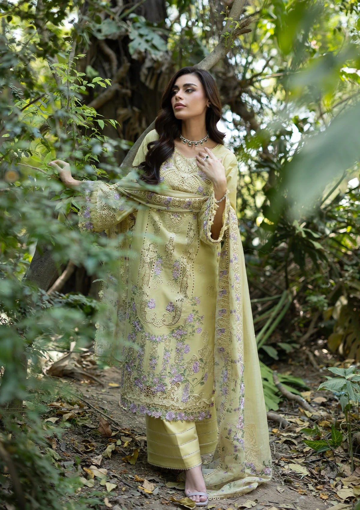 LAWN - LUXURY LAWN VOL ll '26 - ELQ-7A BUTTER YELLOW