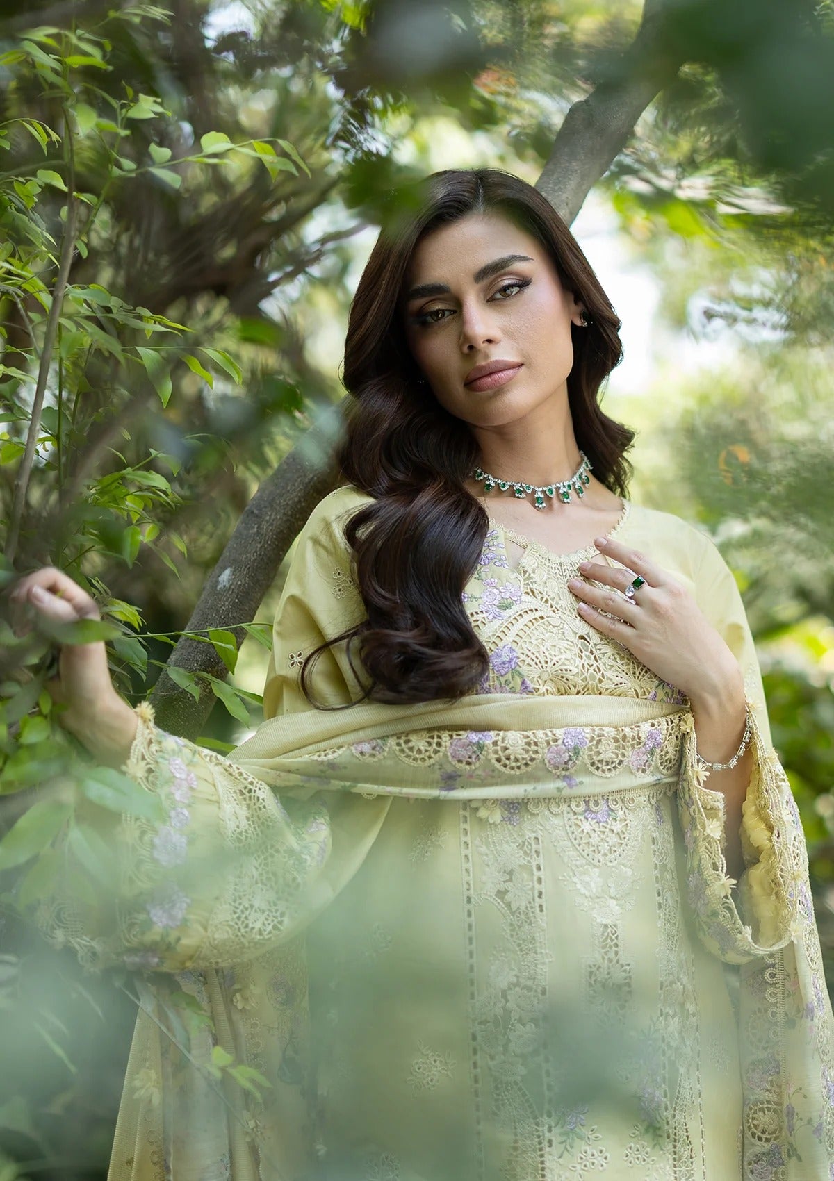 LAWN - LUXURY LAWN VOL ll '26 - ELQ-7A BUTTER YELLOW