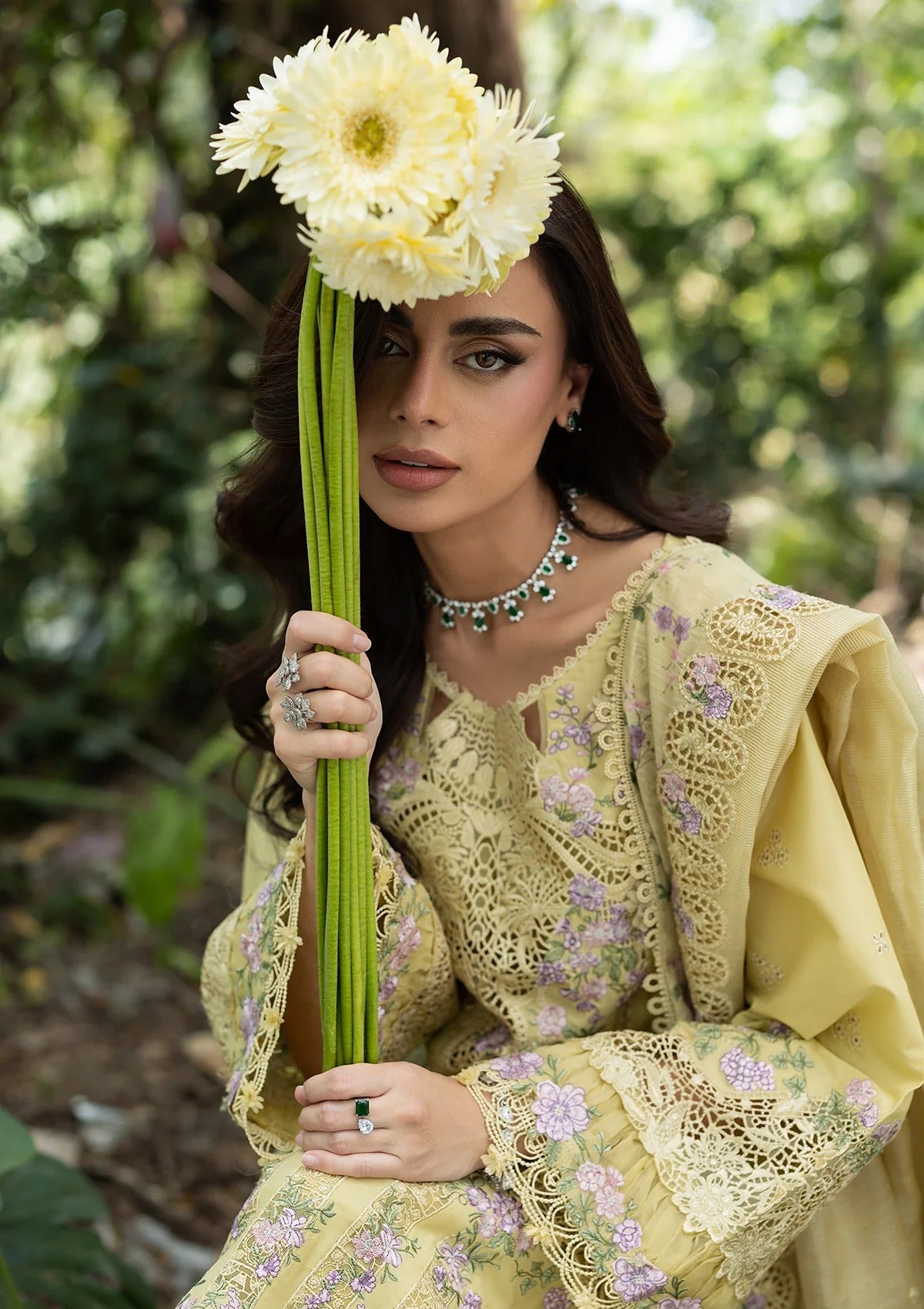 LAWN - LUXURY LAWN VOL ll '26 - ELQ-7A BUTTER YELLOW