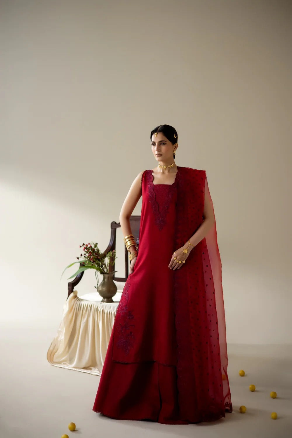 Korean rawsilk - Lune des fleurs - INES