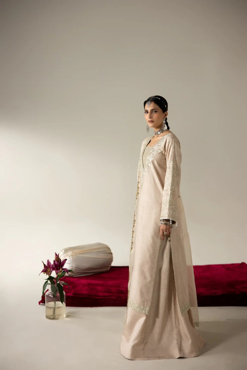 Korean rawsilk - Lune des fleurs - REINA