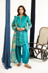 LAWN - Rhea - Teal Mirage