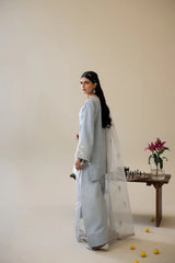 Korean rawsilk - Lune des fleurs - ESME