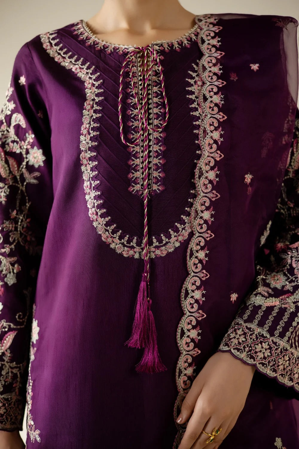 Korean rawsilk - Lune des fleurs - ARELA