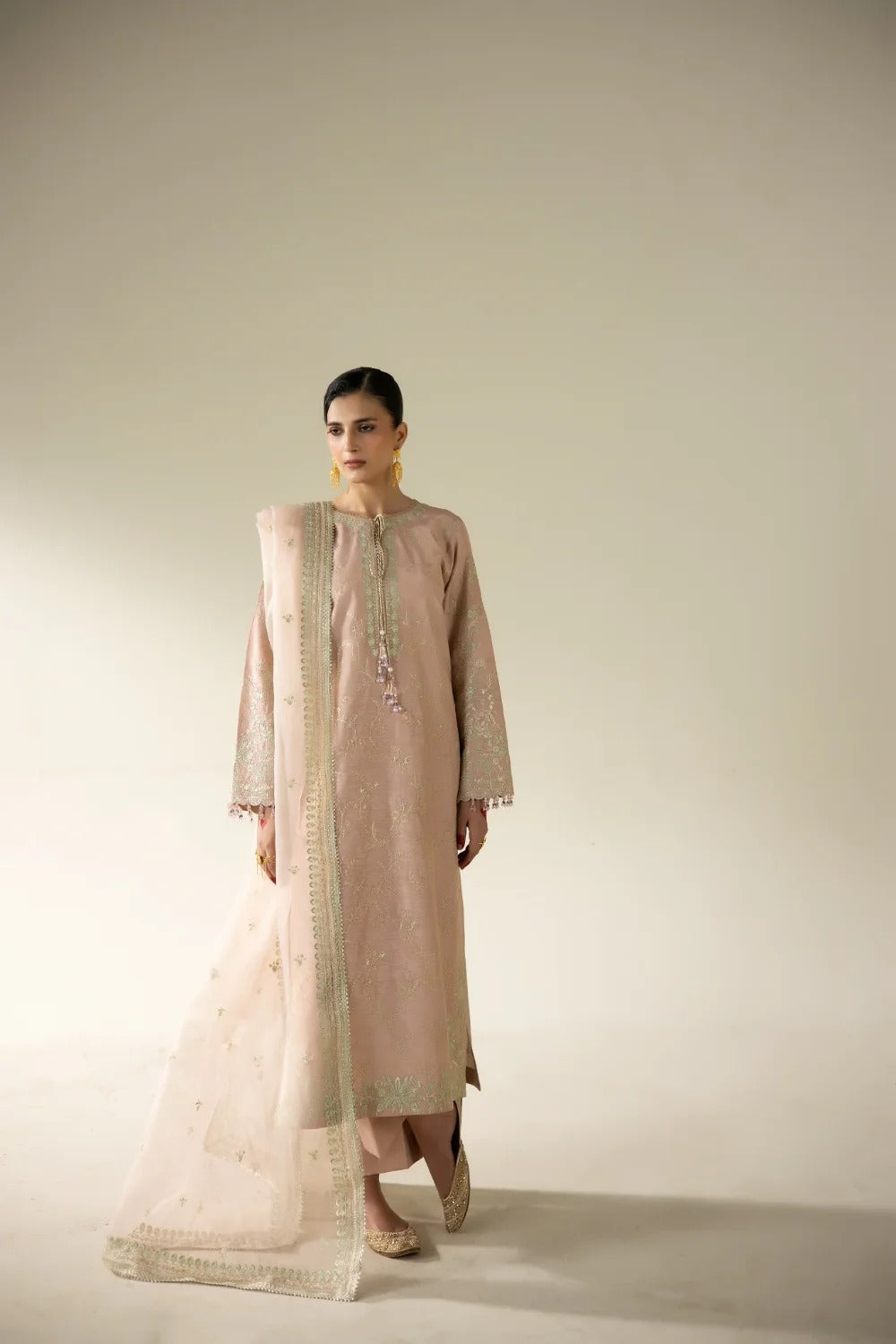 Korean rawsilk - Lune des fleurs - VAILA