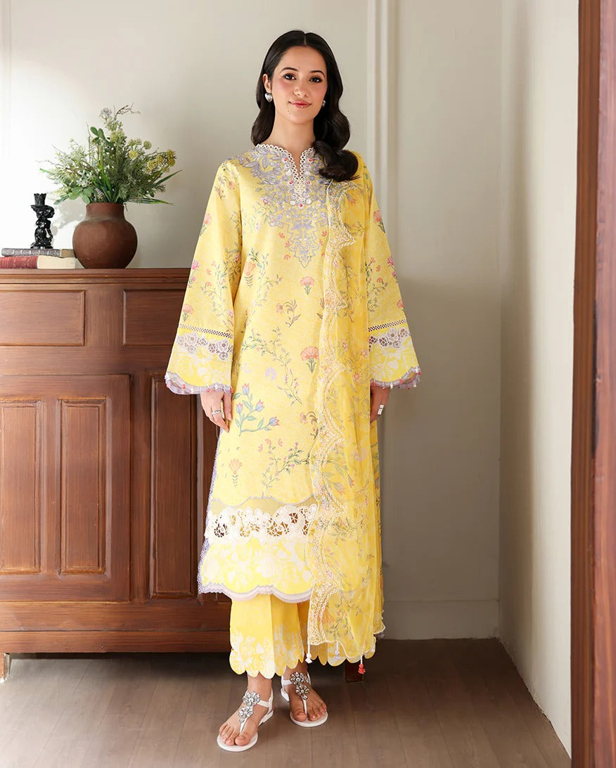 LAWN - Sunlit Tales | Embroidered Edit - Honey Haze