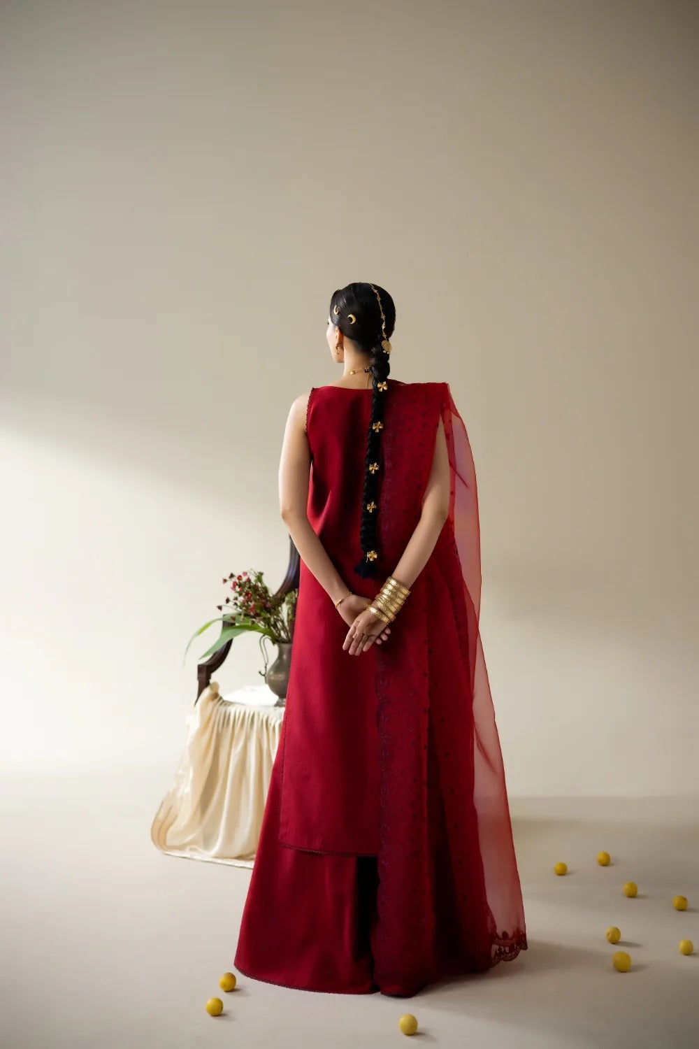 Korean rawsilk - Lune des fleurs - INES