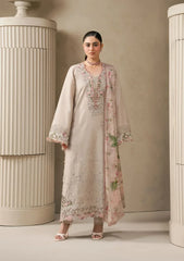Elaf Premium - E-Craft Chikankari Lawn - EHC-6B CLAY