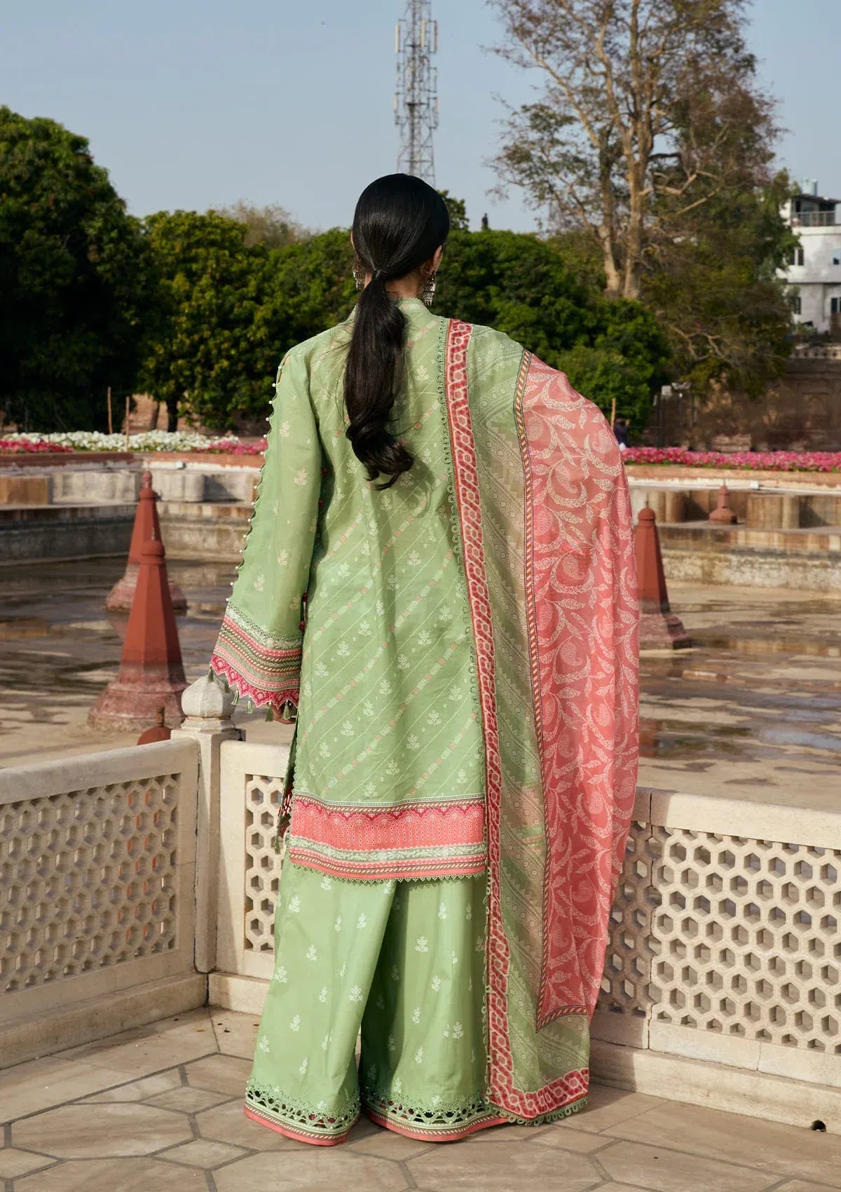 LAWN- AANGAN - PRINTS CHIFFON '26 - KPS-6B GUL-BAHAR