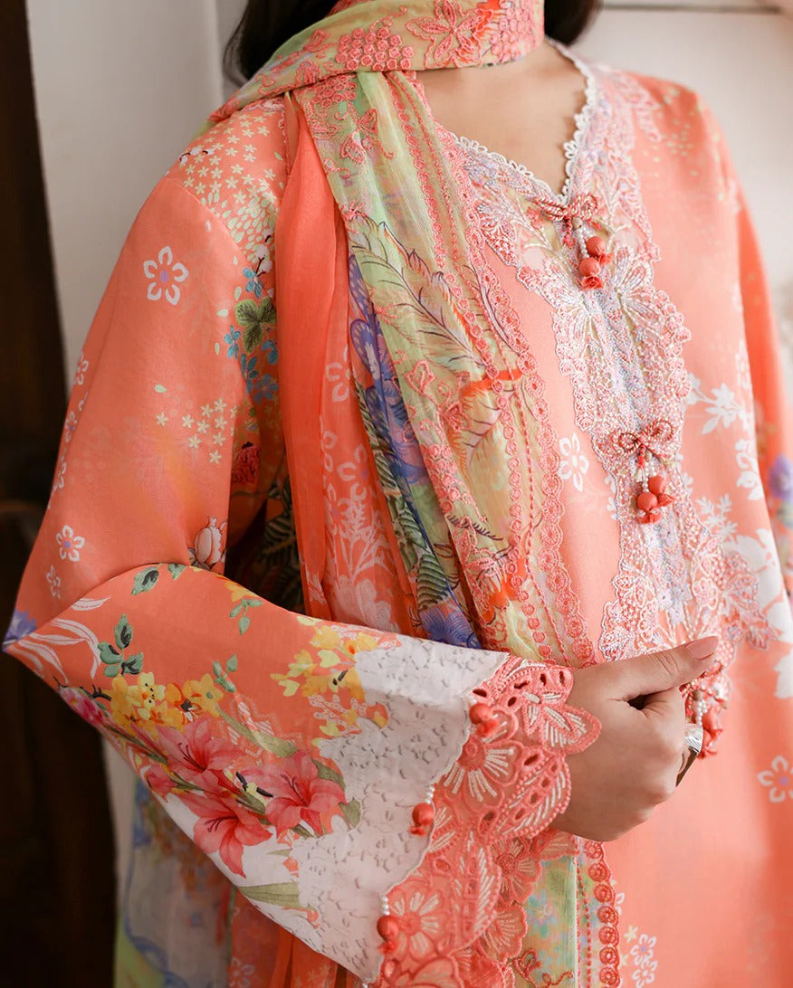 LAWN - Sunlit Tales | Embroidered Edit - Blush tale