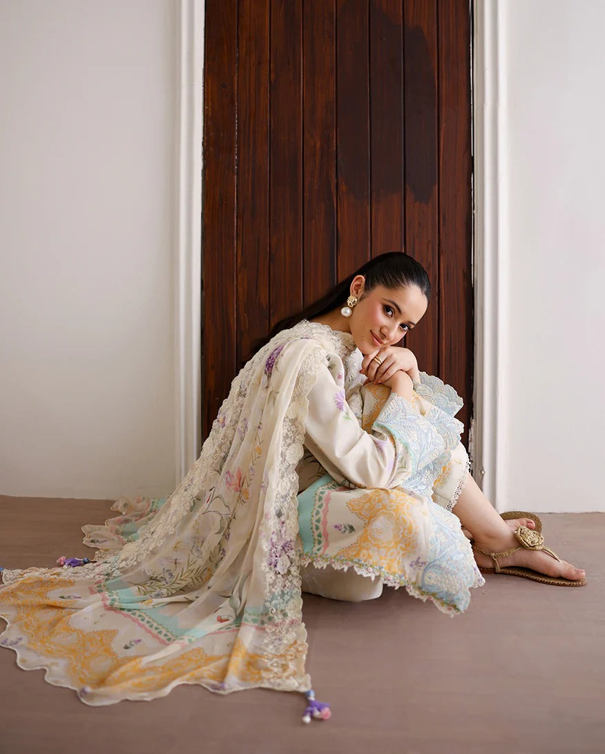 LAWN - Sunlit Tales | Embroidered Edit - Glowleaf