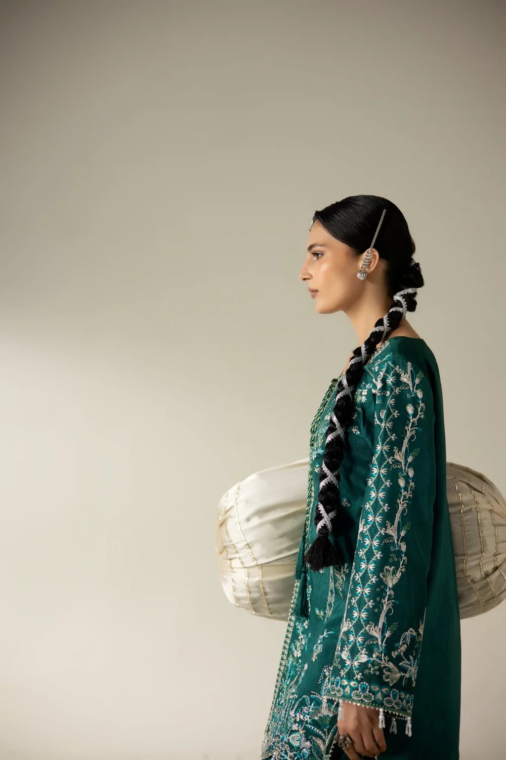 Korean rawsilk - Lune des fleurs - MIRELLE
