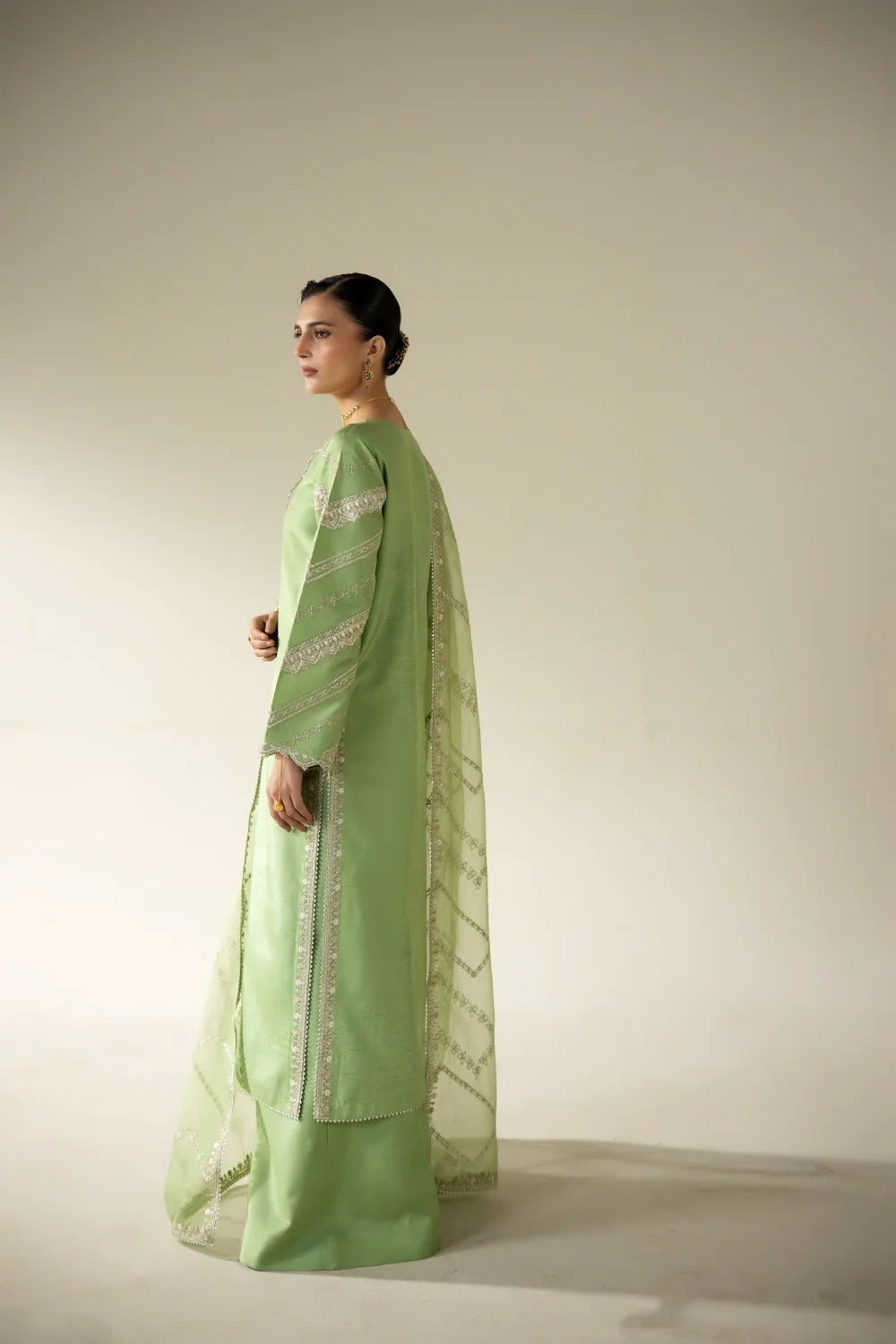 Korean rawsilk - Lune des fleurs - ZYLA