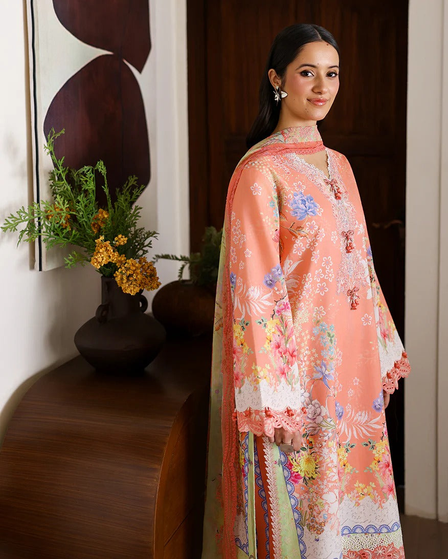 LAWN - Sunlit Tales | Embroidered Edit - Blush tale