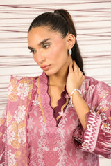 LAWN - Rhea - Rose Filigree