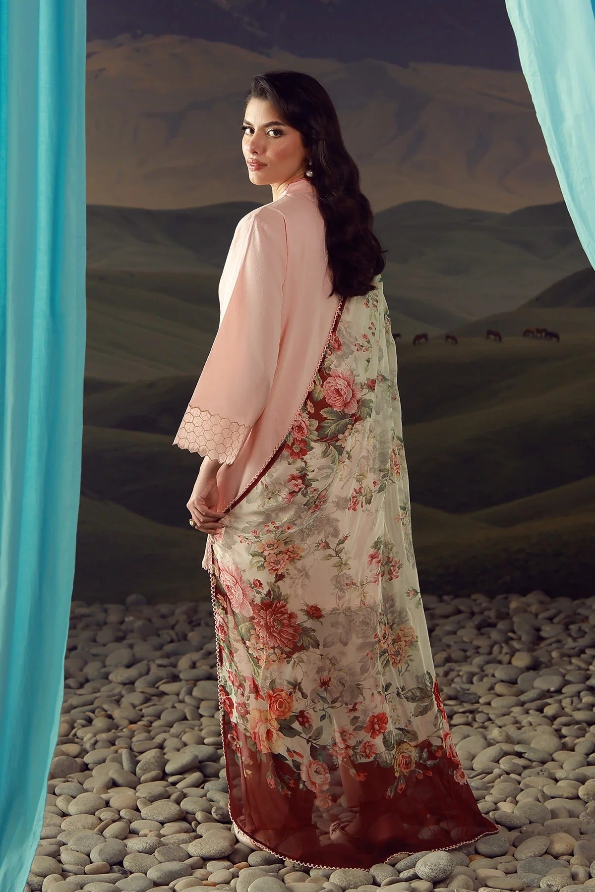 LAWN - Festive Edit - Vol 2 - Rose Mirage