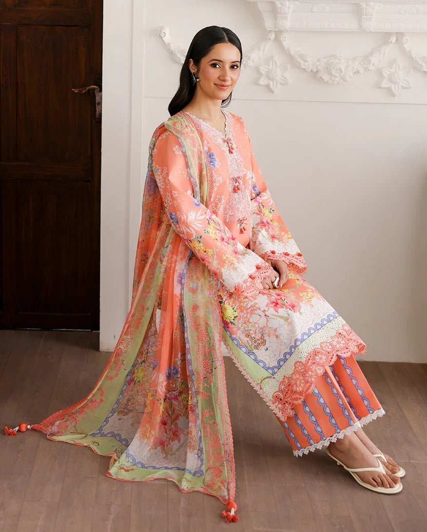 LAWN - Sunlit Tales | Embroidered Edit - Blush tale