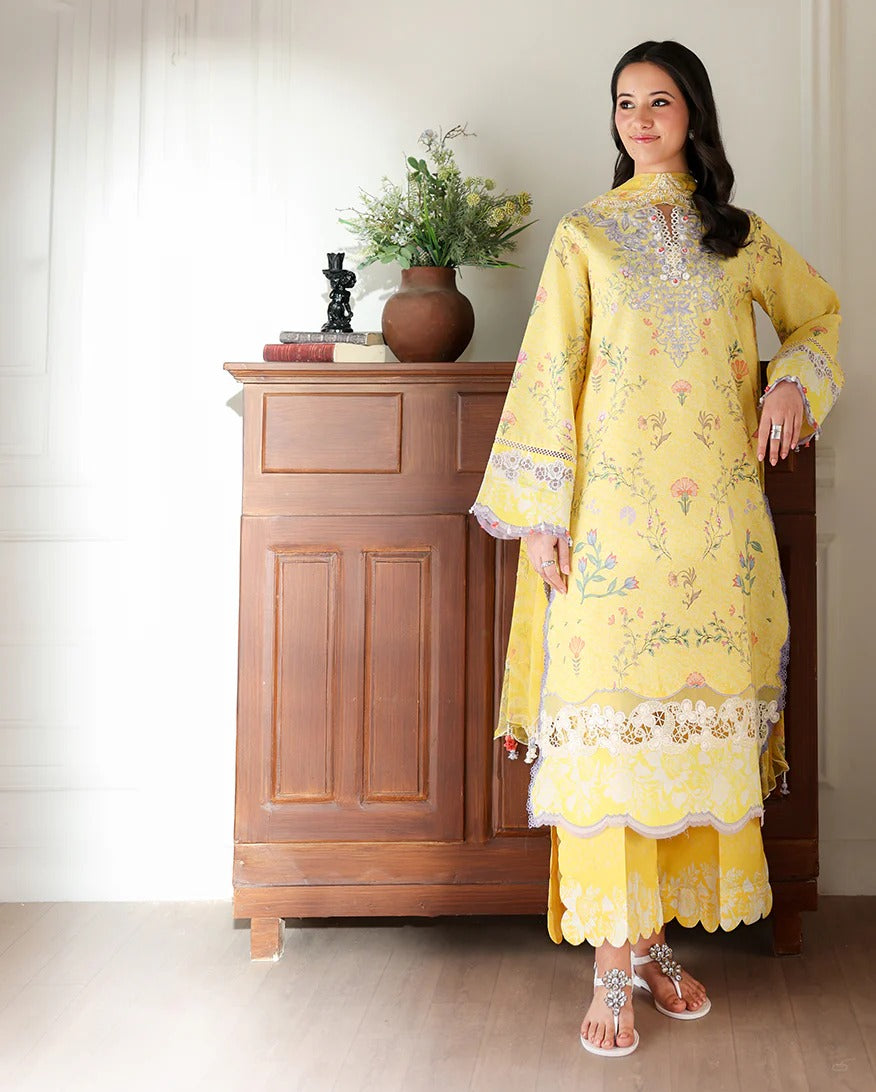 LAWN - Sunlit Tales | Embroidered Edit - Honey Haze