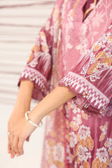 LAWN - Rhea - Rose Filigree