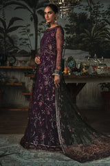 Zarif - La Rosella - Embroidered Net - HELEN